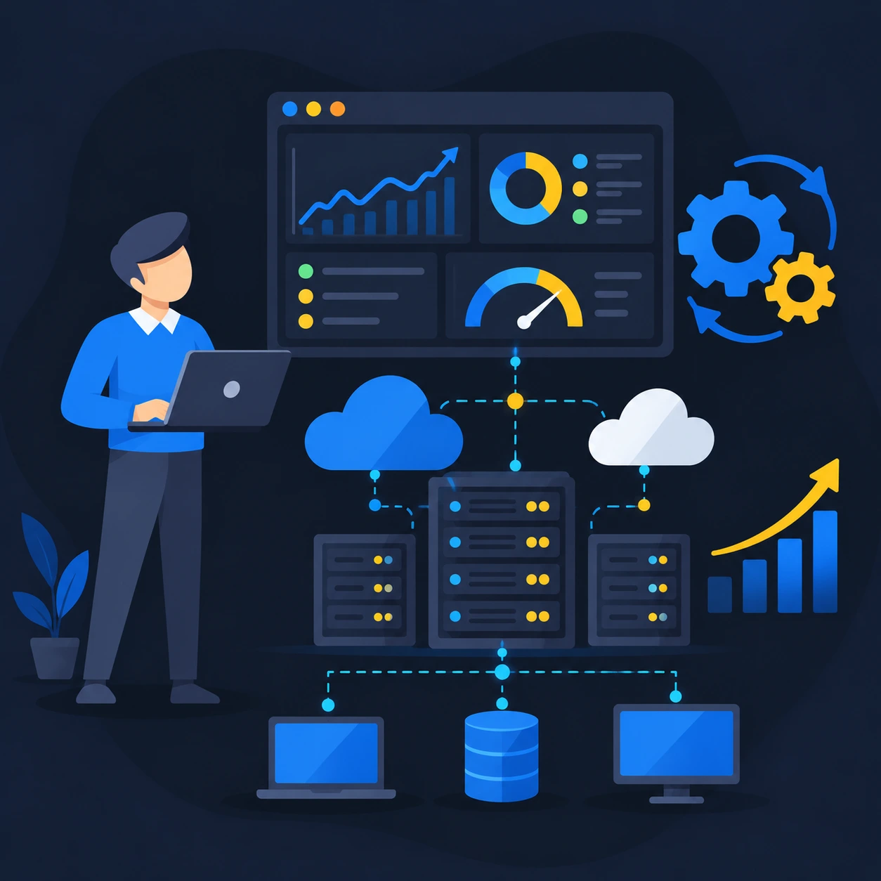 Betrieb und Weiterentwicklung einer Hybrid Cloud